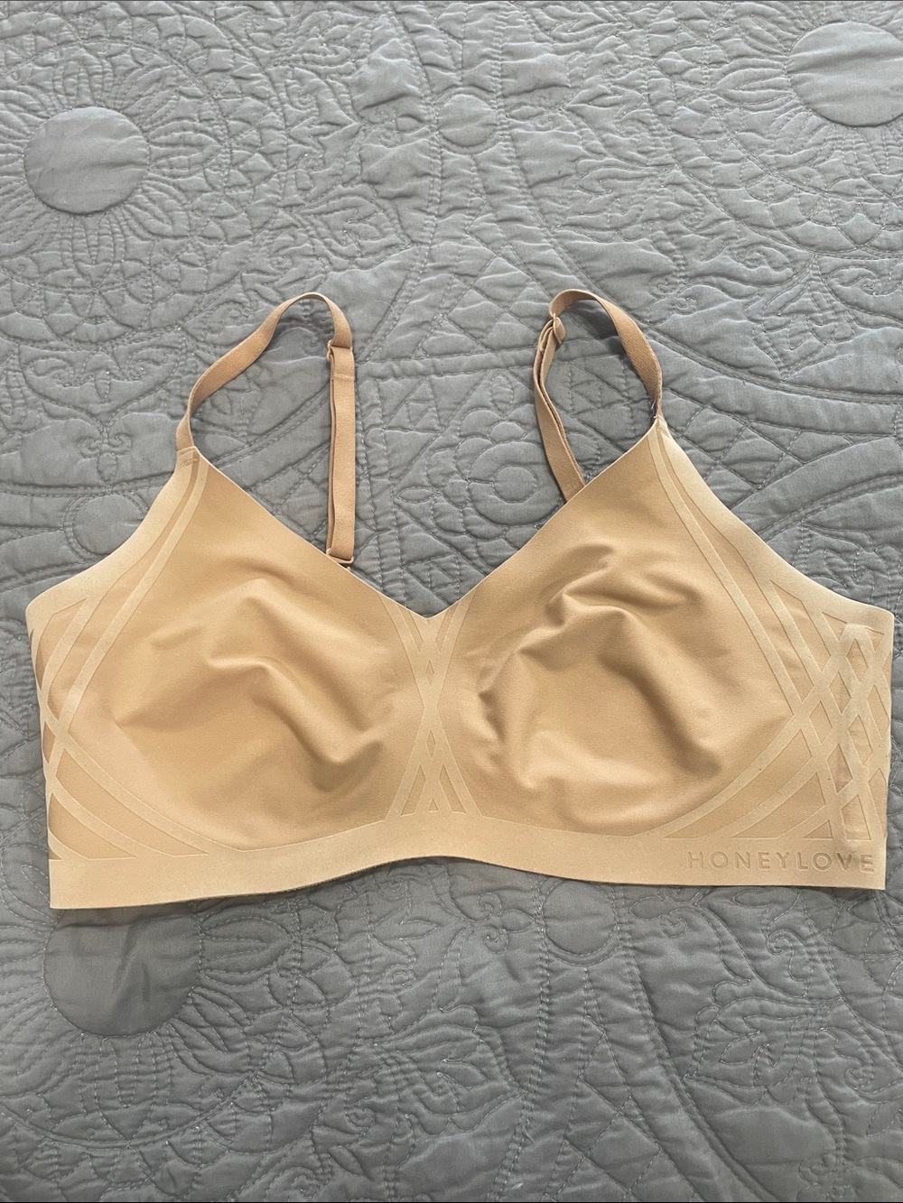 Honeylove Beige Seamless Bra S 34B/C
